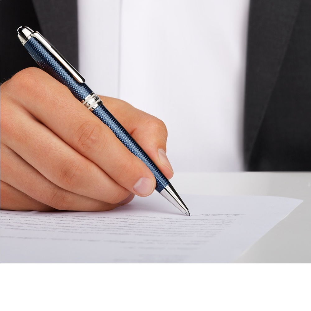 Mont Blanc Meisterstuck Solitaire Blue Hour